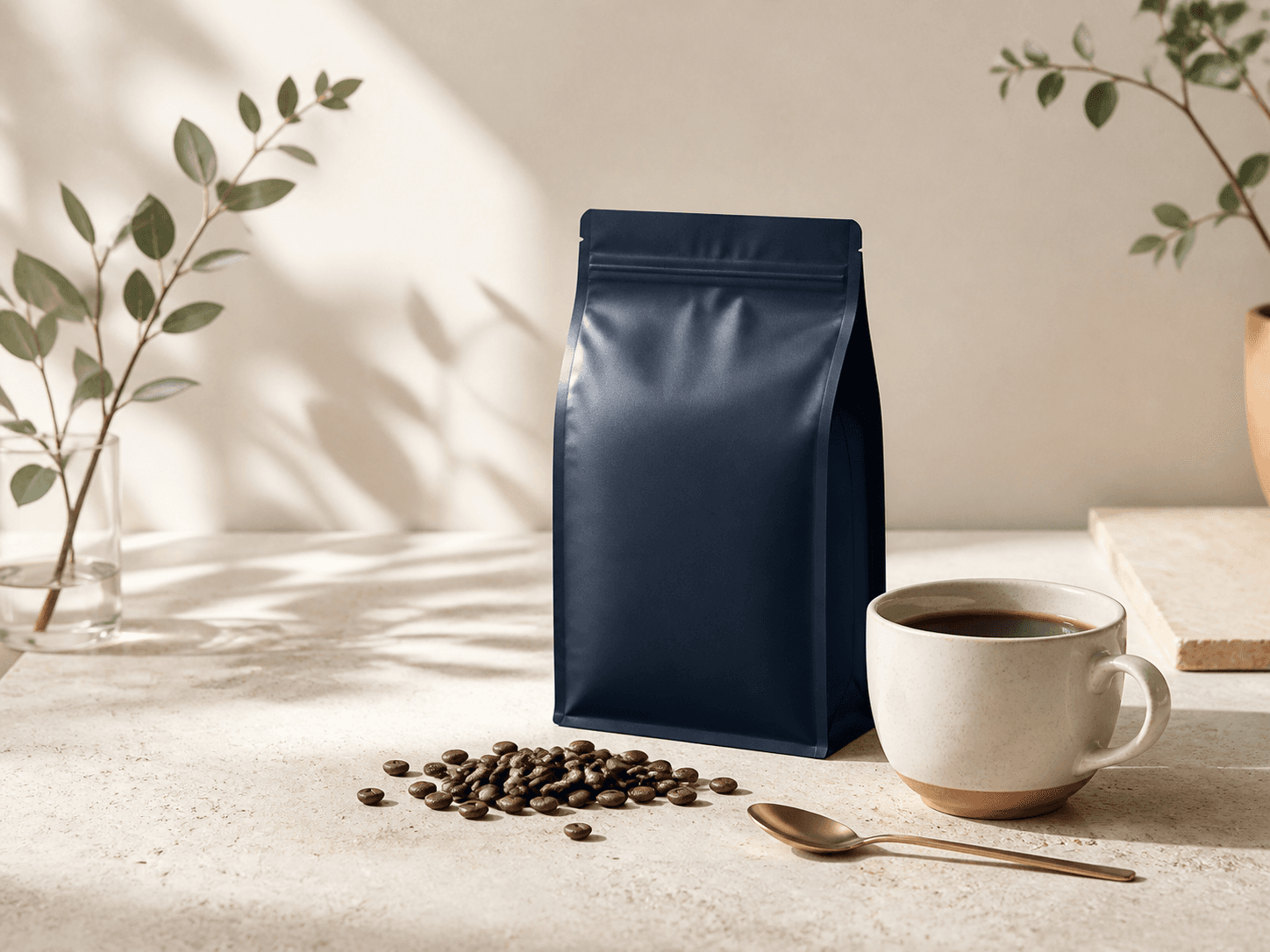 焙煎コーヒーの袋商品